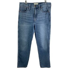 Madewell Stovepipe Jeans Stretch High-Waisted